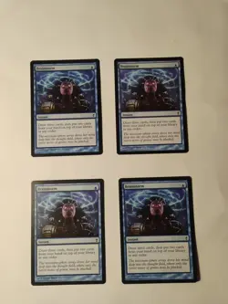 4 X Brainstorm Conspiracy Regular Common NM MTG - Image 1