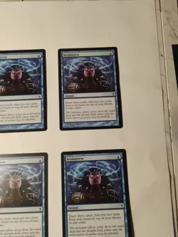 4 X Brainstorm Conspiracy Regular Common NM MTG - Image 3