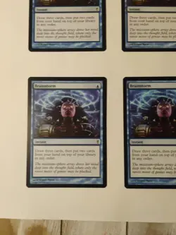4 X Brainstorm Conspiracy Regular Common NM MTG - Image 4