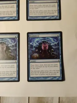 4 X Brainstorm Conspiracy Regular Common NM MTG - Image 5