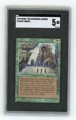 SYLVAN LIBRARY LEGENDS EXPANSION SGC5 EX MAGIC THE GATHERING EXCELLENT! - Image 1