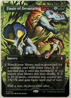 MTG Commander Masters Finale of Devastation Borderless Mythic 700 - Image 1