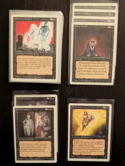 REVISED * Black Lot of 49: Mind Twist, Royal Assassin, Nightmare * MostlyNM* MtG - Image 1