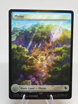 Plains (Chocobo Tracks Foil) X1 FIC MTG Commander Final Fantasy FB1 - Image 1