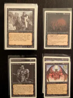 REVISED * Black Lot of 70: Hypnotic Specter, Black Knight * Mostly NM * MtG - Image 1