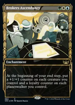 Brokers Ascendancy (Showcase Golden Age Gilded Foil) [Streets of New Capenna - Image 1