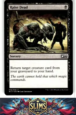 Magic the Gathering MTG Welcome Deck 2017 Raise Dead #18 Buy 2 Get 1 - Image 1