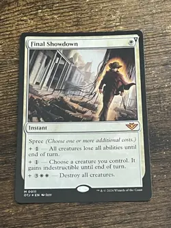 Final Showdown - FOIL - Outlaws of Thunder Junction (OTJ) - EN M 0011 - Image 1