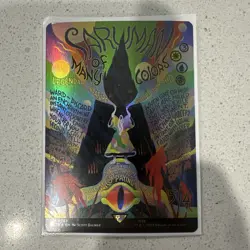 Saruman of Many Colors (Borderless Poster, Foil) - (LTR) #0743 , MTG Pack Fresh - Image 1