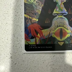 Saruman of Many Colors (Borderless Poster, Foil) - (LTR) #0743 , MTG Pack Fresh - Image 4