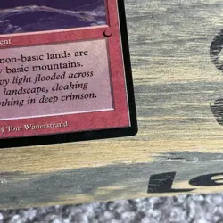 Blood Moon - The Dark MTG Rare Vintage - Image 4