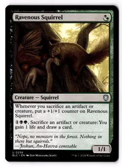 Ravenous Squirrel 258 Commander: Bloomburrow NM - Image 1