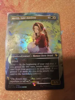 Magic MTG Final Fantasy Aerith, Last Ancient Chocobo Track Foil Rare Pack Fresh - Image 1