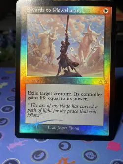 MTG Swords to Plowshares (Retro Frame) #275 (Foil) NM Dominaria Remastered - Image 1