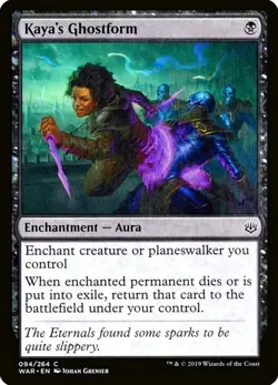 X 1 Kaya's Ghostform NM-M War of the Spark 094 MTG Magic The Gathering - Image 1