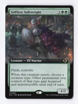 Selfless Safewright (Extended Art) 0367 (R) MTG Lorwyn Eclipsed (ECL) - Image 1