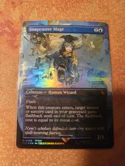 Snapcaster Mage (Borderless) (Chocobo Track Foil) Commander: Final Fantasy Foil - Image 1