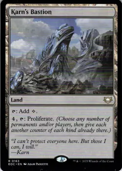 MTG Karn's Bastion (163) | NM | Commander: Edge of Eternities {EOC} - Image 1
