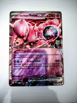 Pokemon TCG Team Rockets Mewtwo Ex Black Star Promo #216 N/M Or Better Condition - Image 2