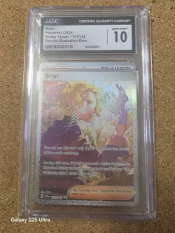 POKEMON ENGLISH BRIAR STELLAR CROWN SIR 171/142 CGC 10 GEM MINT - Image 1