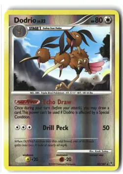 Dodrio ⭐ 25/147 Reverse Holo Rare Supreme Victors 2009 Pokemon NM - Image 1