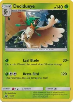 Pokemon - Decidueye - SM55 - SM Black Star Promo - SM Black Star Promos - NM - Image 1