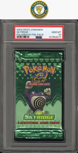 2003 Wotc-Pokemon Skyridge Pack Skyridge Poliwrath PSA 10 - Image 1