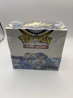 Pokemon Sword and Shield Silver Tempest SEALED Booster Box - Image 1
