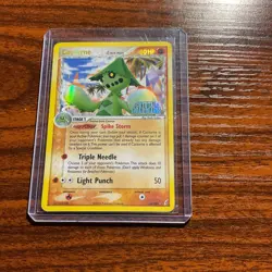 2006 POKEMON EX CRYSTAL GUARDIANS 15 CACTURNE-REVERSE FOIL - Image 1
