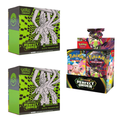 PRESALE Pokemon TCG: 2 Perfect Order Pokemon Center ETBs & 1 Booster Display Box - Image 1