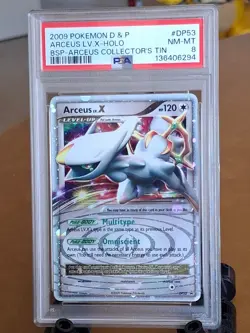 2009 Pokemon Diamond & Pearl Arceus Lv. X Holo Promo #DP53 - PSA 8 - NM-MT - Image 1