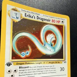 Erika's Dragonair 4/132 Holo Rare - Gym Heroes - 1st Edition - Pokemon WOTC - Image 2