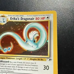 Erika's Dragonair 4/132 Holo Rare - Gym Heroes - 1st Edition - Pokemon WOTC - Image 3