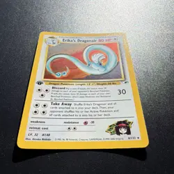 Erika's Dragonair 4/132 Holo Rare - Gym Heroes - 1st Edition - Pokemon WOTC - Image 5
