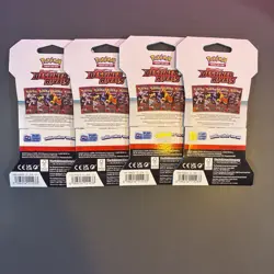 LOT OF (4) - Pokemon TCG Booster Pack Destined Rivals Scarlet Violet New Sealed - Image 2