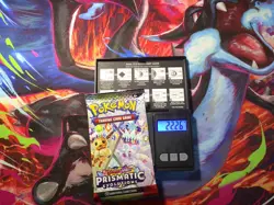 VERY HEAVY! GOD PACKUUU 22.26g Prismatic Evolutions Pokemon TCG Booster (SEALED) - Image 1