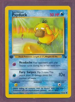 1999 Pokemon First Edition Psyduck 53/62!!! - Image 1