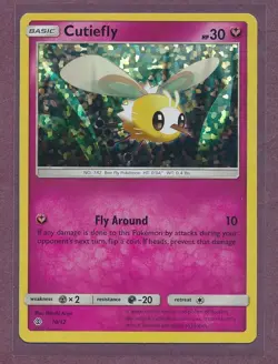 2017 Pokemon TCG Sun & Moon Base Cutiefly Reverse Holo 92/149 !! - Image 1