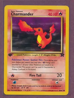 1999 Pokemon First Edition Charmander 50/82!!! - Image 1
