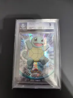 2000 TOPPS CHROME POKEMON T.V. 7 SQUIRTLE SPECTRA BGS 9 GRADED MINT - Image 1