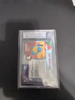 2000 TOPPS CHROME POKEMON T.V. 7 SQUIRTLE SPECTRA BGS 9 GRADED MINT - Image 2