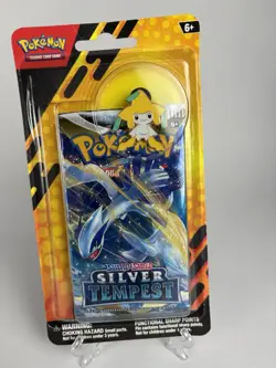 Pokemon Sword & Shield Silver Tempest Blister With Victini Pin 2023 Booster Pack - Image 1