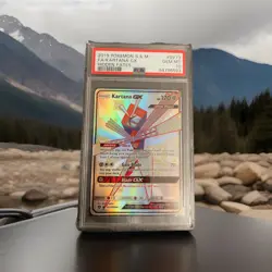 Pokemon TCG Kartana GX Full Art Shiny Holo Rare SV73/SV94 Hidden Fates PSA 10 - Image 1