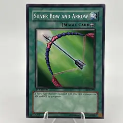 Silver Bow and Arrow | LOB-091 1st Edition Near Mint YUGIOH! Legend Of Blue Eyes - Image 1