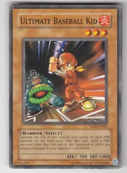 YU-GI-OH Ultimate Baseball Kid Common english SOD-EN021 Ultimatives Baseballkind - Image 1