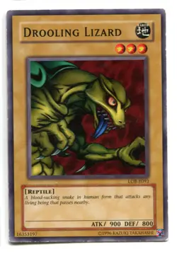 Yu-Gi-Oh! Drooling Lizard Common englisch LOB-E093 - Image 1