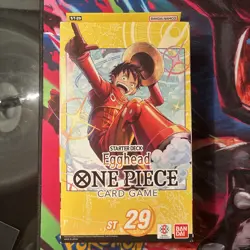 One Piece Egghead Starter Deck [ST29] New And Sealed! Luffy! - Image 1