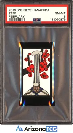 One Piece 2010 Zeff February One Piece Hanafuda PSA 8 - Image 1