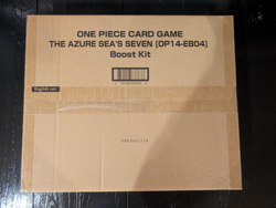 ONE PIECE TCG THE AZURE SEA'S SEVEN OP-14 BOOST KIT PROMOTIONAL PROMO NEW SEALED - Image 1