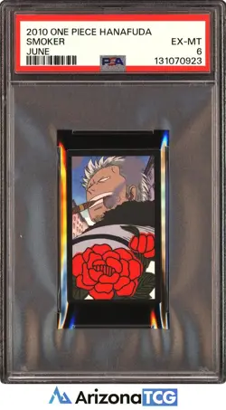 One Piece 2010 Smoker June One Piece Hanafuda PSA 6 - Image 1